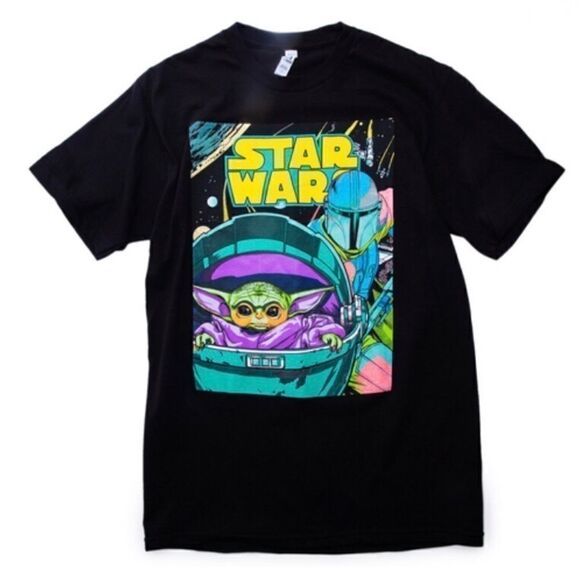 STAR WARS® Mando & the child neon graphic tee - Picture 1 of 1